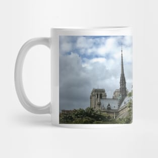 Paris Notre Dame de Paris Spire Before the Fire Mug